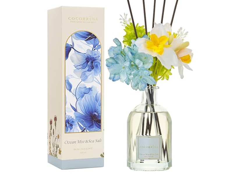 Cotton Fresh Reed Diffuser Fragrance Oil For Large Bottle Wood Glass