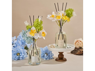 Cotton Fresh Reed Diffuser Fragrance Oil For Large Bottle Wood Glass