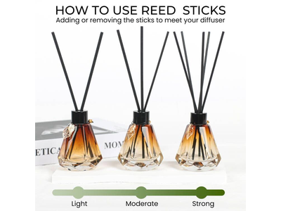 Diffuser Glass Bottle 200Ml Reed 2000Ml 1000Ml Bottles Black Mist Mini Wall Kids